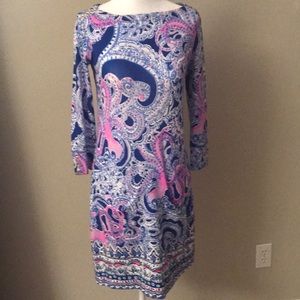 Lilly Pulitzer dress Sophie UPF 50+ blue grotto XS